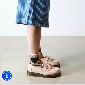 Dr Martens ADRIAN Leather Tassle Loafers - pink